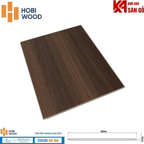 Tấm Ốp Tường Nano Hobi wood NO 404
